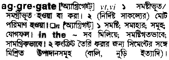 Aggregate meaning in bengali