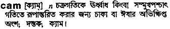 Cam meaning in bengali