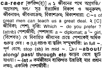 Career meaning in bengali