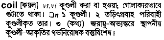 Coil meaning in bengali