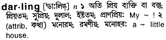 Darling meaning in bengali