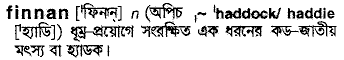 finnan 
 meaning in bengali