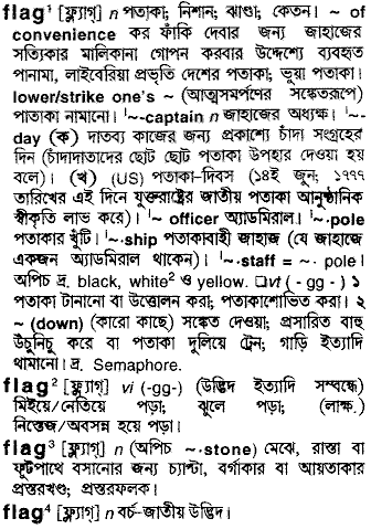 Flag meaning in bengali