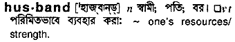 Husband meaning in bengali