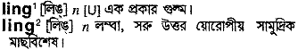 Ling meaning in bengali