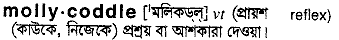 Mollycoddle meaning in bengali