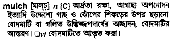 Mulch meaning in bengali