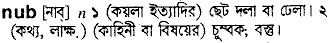 Nub meaning in bengali