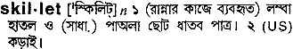 skillet 
 meaning in bengali