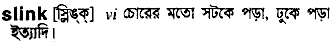 slink 
 meaning in bengali