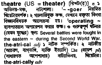 Theater meaning in bengali