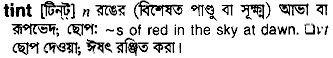 Tint meaning in bengali