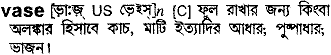 Vase meaning in bengali