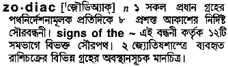 Zodiac meaning in bengali